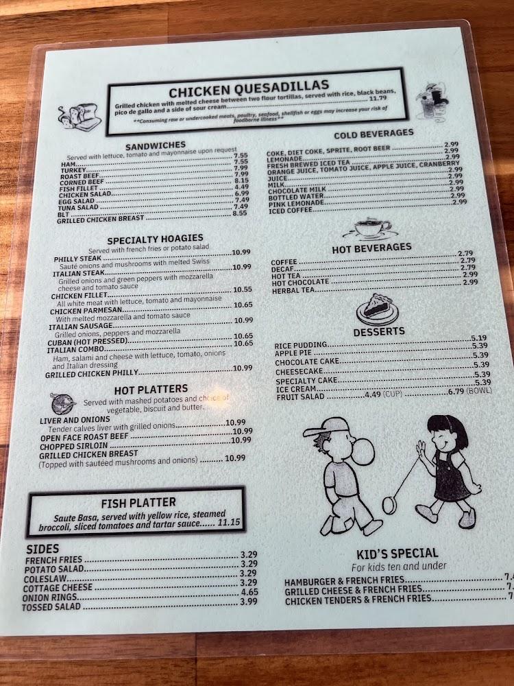 Christina's Restaurant Menu image 3